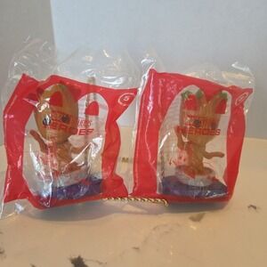 Two McDonalds Happy Meal Toys 2020 MARVEL Studios Heroes #5 Groot New